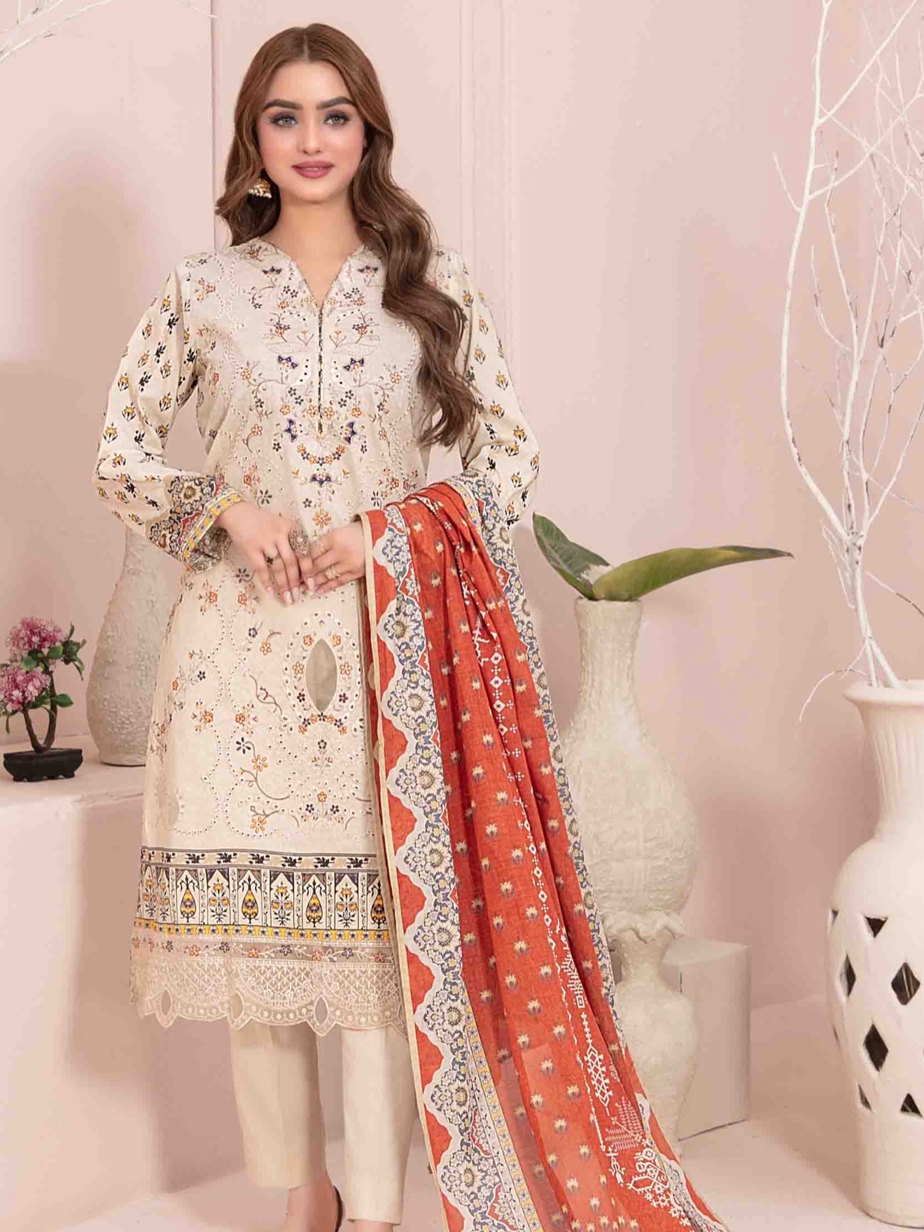 2F3F81DD-4327-421B-9544-DFC839444208 Sevil Vol 1 Lawn Dress β Premium Quality Unstitched Pakistani Outfit - Image 1