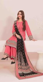 Pakistani Sevil Vol 1 Lawn Collection – Premium Unstitched 3 Piece Suit for Ladies - Image 3
