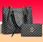 "Spacious Tote Bag with Matching Clutch – Large Capacity Combination" - Image 2