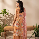 GullJee Rang Pasand Embroidered Lawn Collection – Premium Pakistani 3-Piece Dress - Image 4