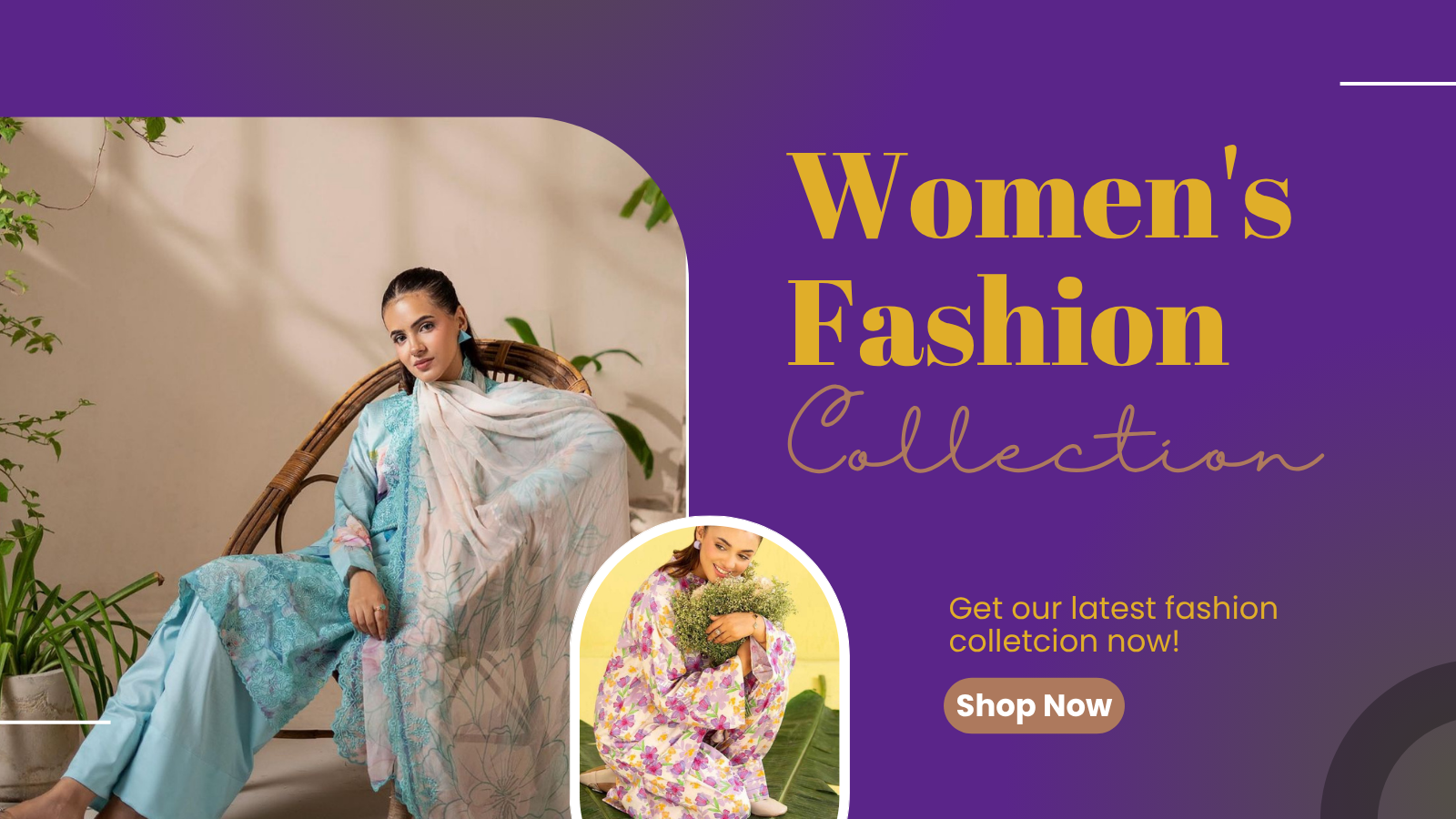 Brown Minimalist Women Collection Fashion Twitter Post (1)