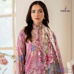Sofia Digital Printed Lawn – Premium 3 Piece Unstitched Suit by GJ Collection