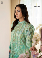 Sofia Digital Printed Lawn – Premium 3 Piece Unstitched Suit by GJ Collection