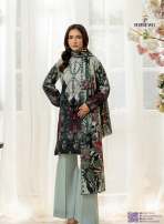 Sofia Digital Printed Lawn – Premium 3 Piece Unstitched Suit by GJ Collection