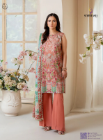 Sofia Digital Printed Lawn – Premium 3 Piece Unstitched Suit by GJ Collection - Image 3