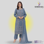Inara Vol. 2 by Bin Hameed & Rana Arts – Premium Semi-Stitched Luxury Chiffon Suit