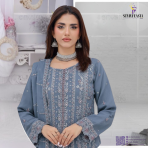 Inara Vol. 2 by Bin Hameed & Rana Arts – Premium Semi-Stitched Luxury Chiffon Suit - Image 3