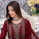 Inara Vol. 2 by Bin Hameed & Rana Arts – Premium Semi-Stitched Luxury Chiffon Suit - Image 3