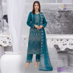 Inara Vol. 2 by Bin Hameed & Rana Arts – Premium Semi-Stitched Luxury Chiffon Suit