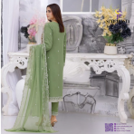 Inara Vol. 2 by Bin Hameed & Rana Arts – Premium Semi-Stitched Luxury Chiffon Suit - Image 2