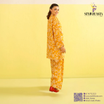 Zeya by Gullji – Premium 2 Piece Unstitched Digital Printed Shirt & Trouser - Image 2