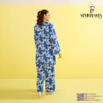 Zeya by Gullji – Premium 2 Piece Unstitched Digital Printed Shirt & Trouser - Image 2