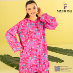 Zeya by Gullji – Premium 2 Piece Unstitched Digital Printed Shirt & Trouser - Image 3