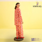 Zeya by Gullji – Premium 2 Piece Unstitched Digital Printed Shirt & Trouser - Image 3