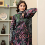 Morja by Guljii Pakistani Digital Printed Lawn Dress with Organza Lace
